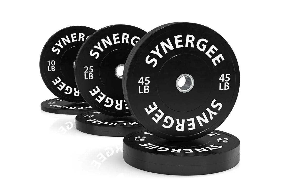 synergee black bumper plates